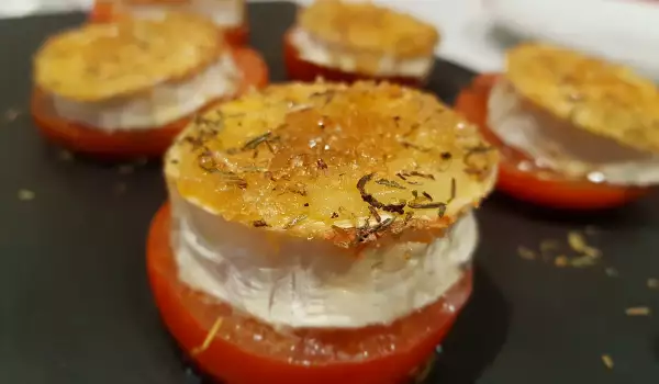 Roasted Tomatoes with Goat Cheese and Thyme