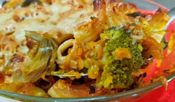 Oven-Baked Macaroni with Vegetables