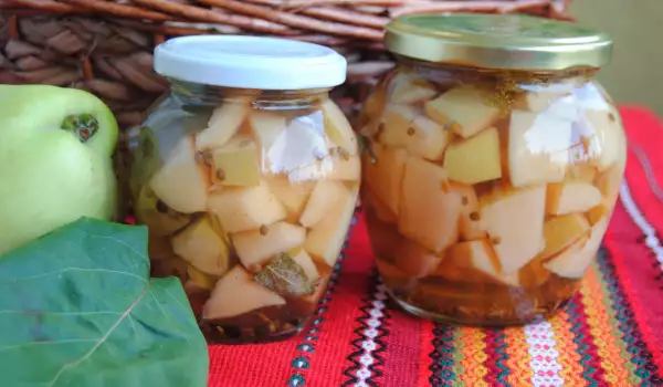 Spicy Pickled Quince