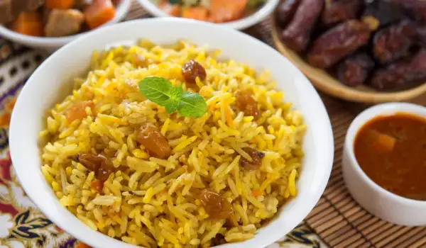 Pilaf with texmati rice