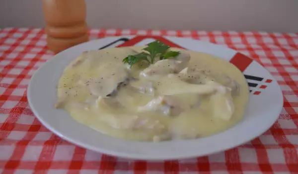 Chicken Fricassee with Eggs and Milk