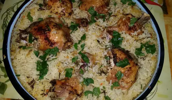 Exquisite Chicken with Rice and Spices