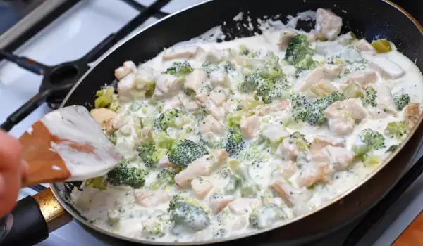 Chicken with Broccoli and Mushrooms