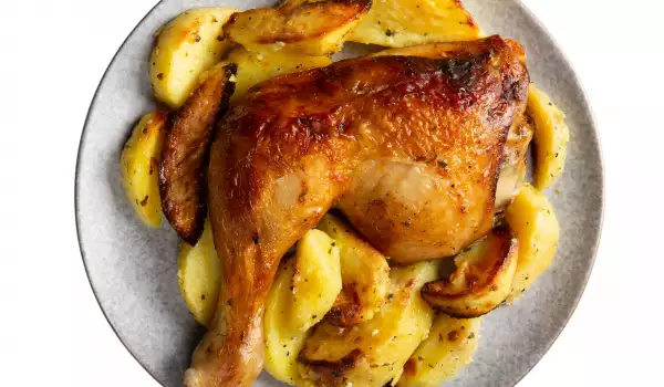 Village-Style Oven-Baked Chicken with Potatoes