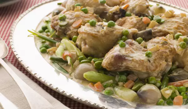 Chicken with Peas