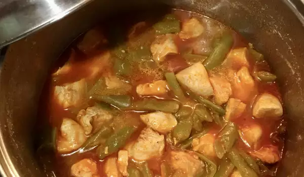 Spicy Green Bean and Chicken Stew