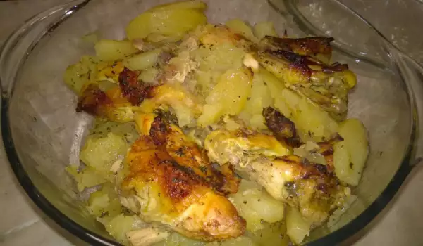 Chicken with Potatoes and Spices