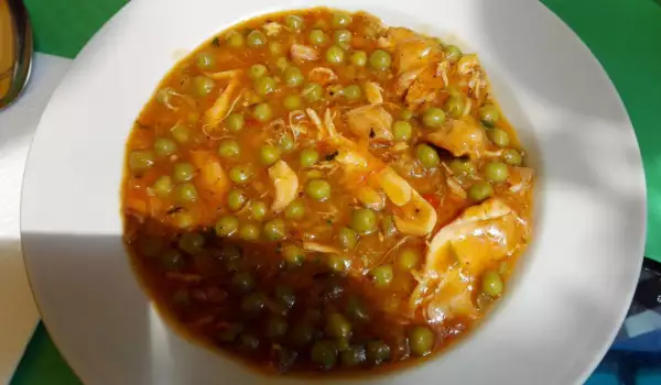 Easy Chicken and Peas Stew