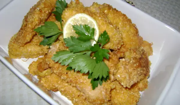 Breaded Chicken Fillets with Corn Flakes