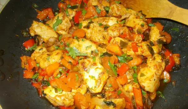 Sautéed Chicken Breasts with Vegetables