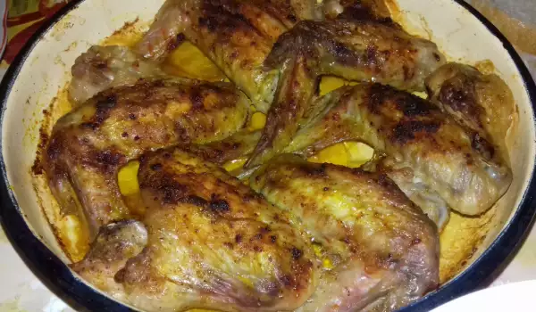 Baked Chicken Wings with Paprika and Soy Sauce