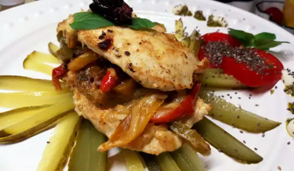Quick Italian Dish with Chicken and Peppers