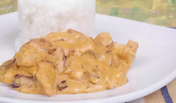 Chicken Curry with Mushrooms