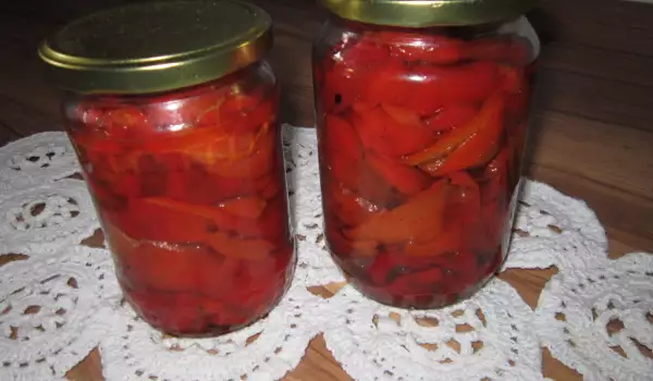 Simple Roast Peppers for the Winter