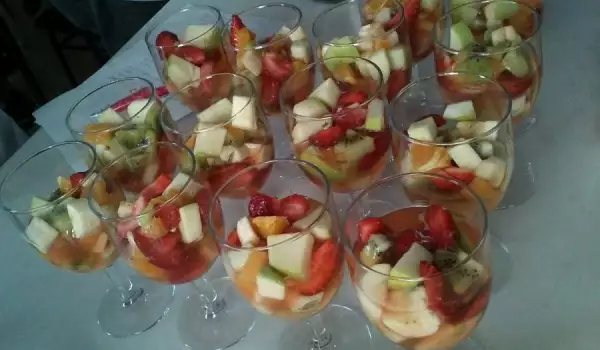 Fruit Salad with Syrup