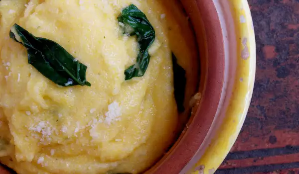 Polenta with Spinach
