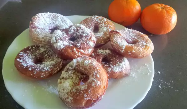 Tangerine Flavored Buttery Donuts
