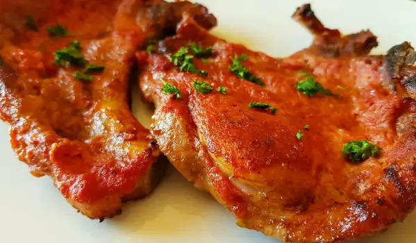 Pork Chops with Wine and Tomatoes