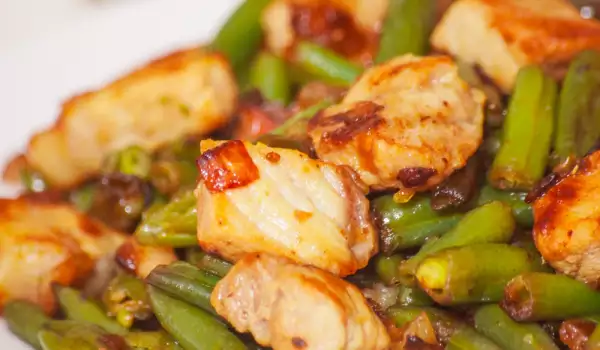 green beans with meat