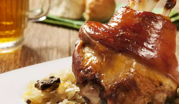 Roasted Pork Shank with Potatoes