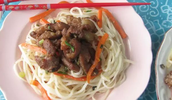Thai Pork with Noodles
