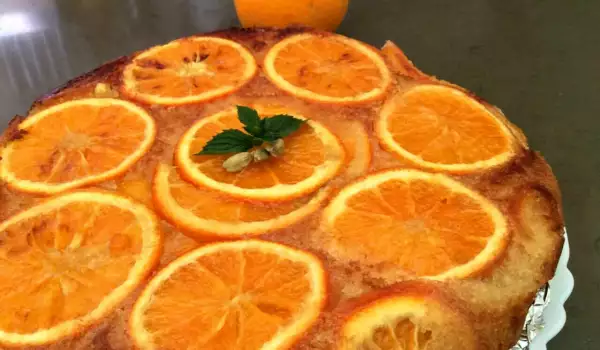 Orange Cake with Cardamom