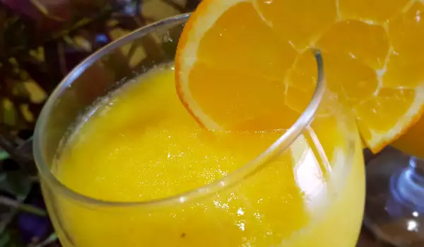 Orange Sorbet with Lemon