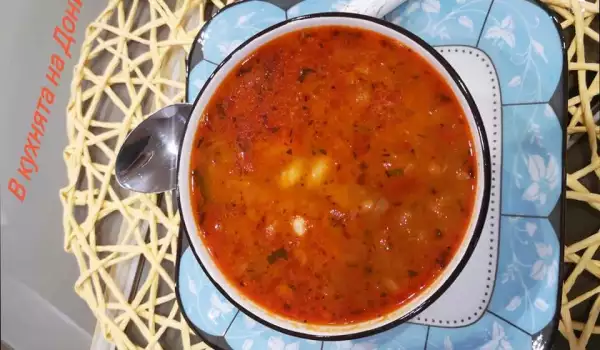 Vegan Bean Soup with Spearmint
