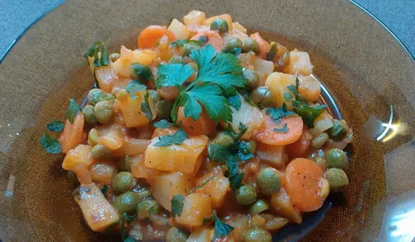 Lean Peas, Carrots and Potato Stew