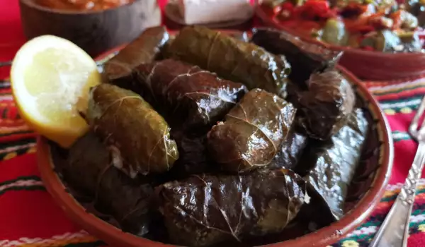 Meatless Dolmades in the Oven