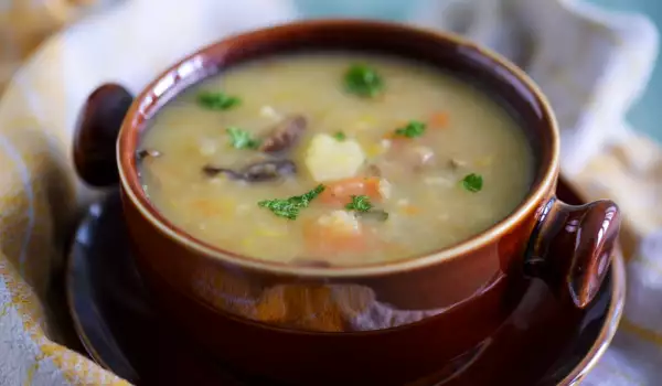 Mushroom, Potato and Carrot Soup