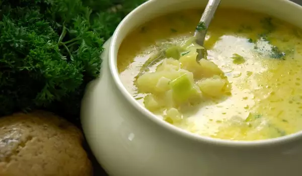 Potato Soup with Garlic