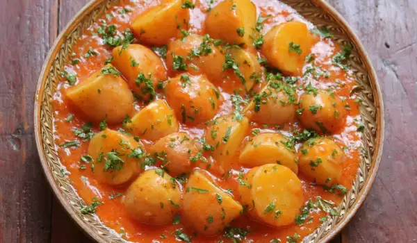 Potato Dish with Tomatoes