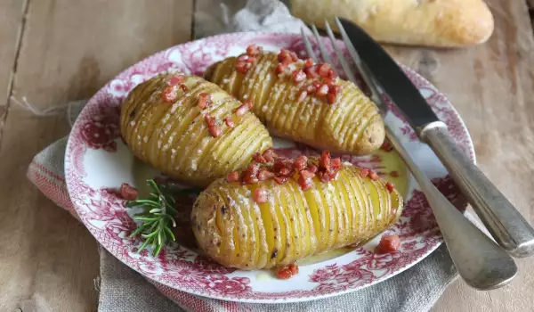 Potato Fans with Bacon