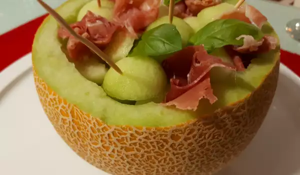 Prosciutto-Melon Bites