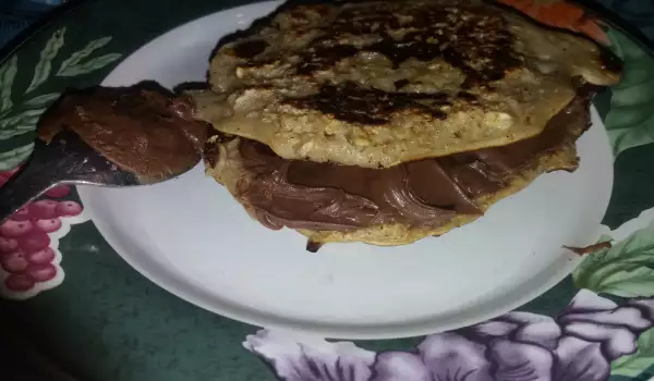 Protein Pancakes with Oatmeal and Cinnamon
