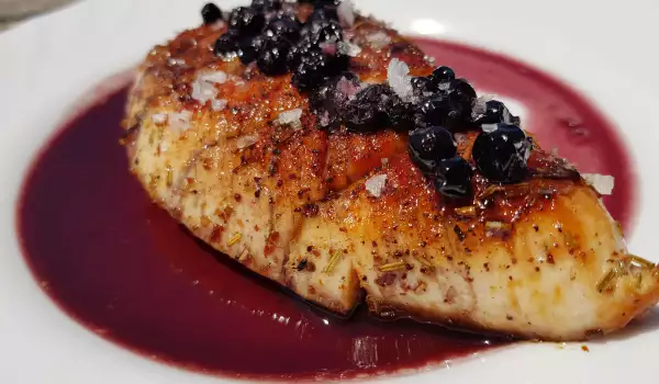 Turkey Breasts with Blueberry Sauce