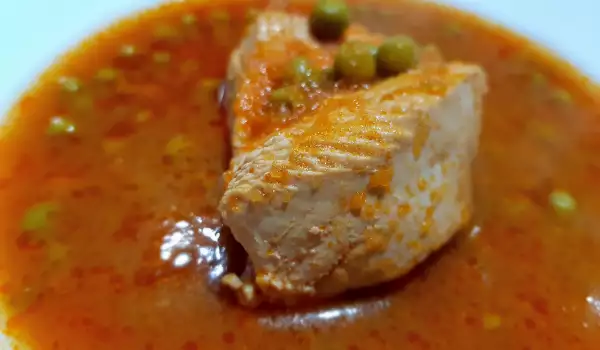 Turkey Fillet with Peas
