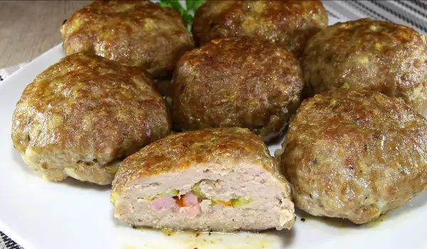 Meatballs with Filling in the Oven