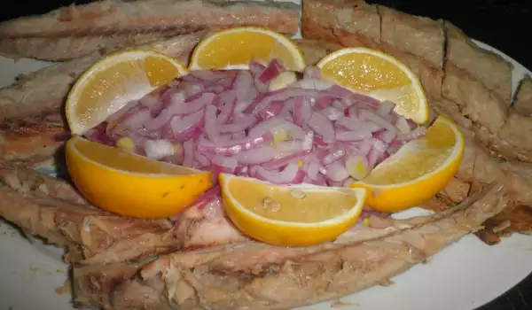 Smoked Mackerel with Red Onions