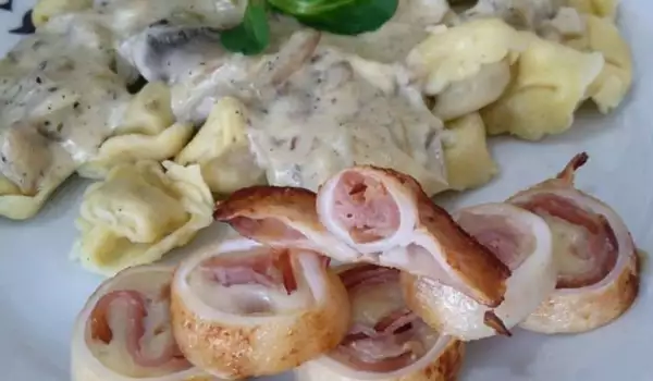 Stuffed Calamari with Prosciutto and Cheese