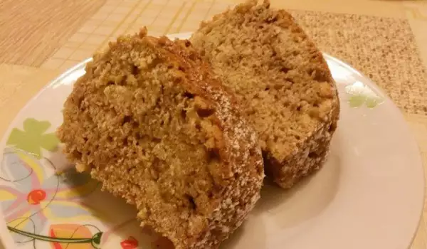 Simple Apple Cake with Walnuts