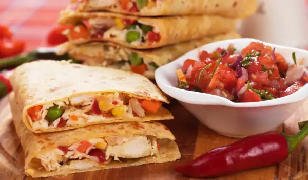 Salsa quesadillas