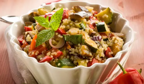 quinoa with veggies