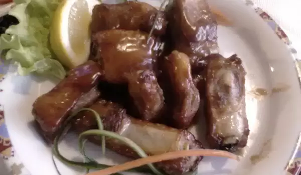 Pork Ribs with Honey and Soy Sauce