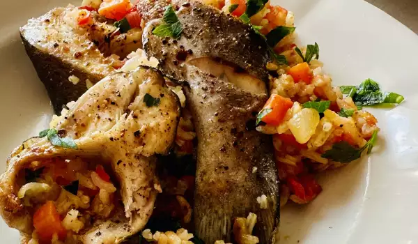 Oven-Baked Fish with Rice