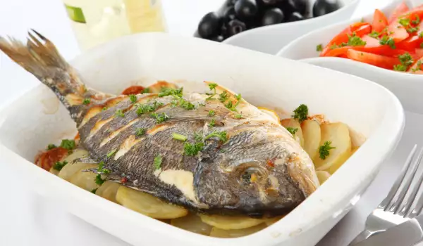 Red Sea Bream with Celery and Potatoes
