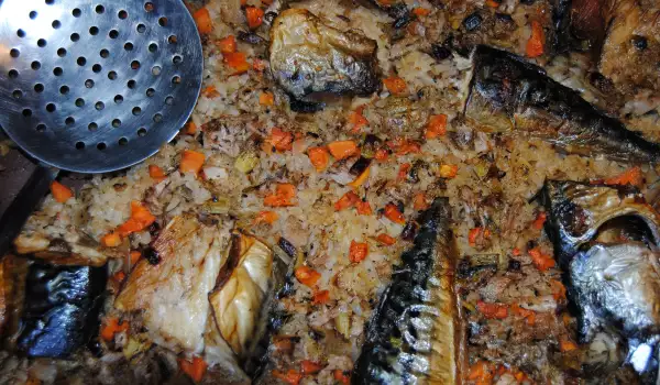 Fish Dish with Rice and Mackerel