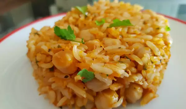 Turkish-Style Rice with Chickpeas