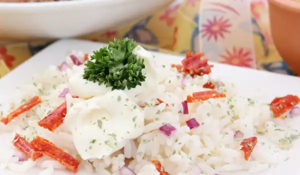 Rice salad for fast metabolism